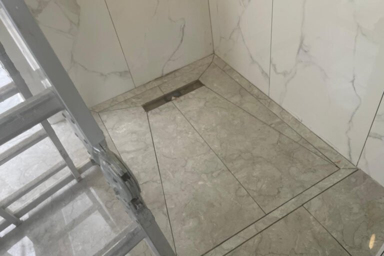 Badkamer douche renovatie West-Vlaanderen